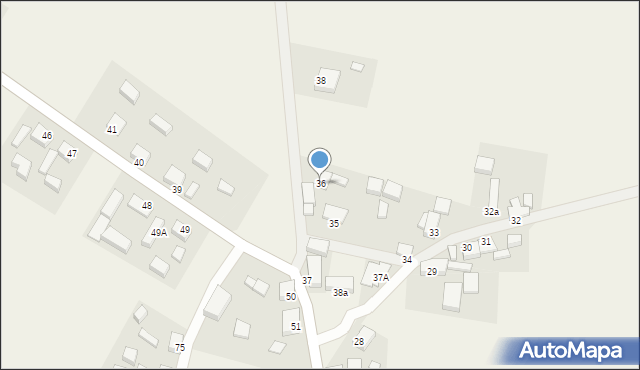 Rybaki, Rybaki, 36, mapa Rybaki