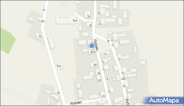 Rybaki, Rybaki, 57, mapa Rybaki