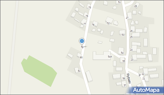 Rybaki, Rybaki, 79, mapa Rybaki