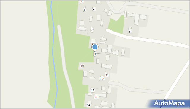 Rybczewice Drugie, Rybczewice Drugie, 9, mapa Rybczewice Drugie