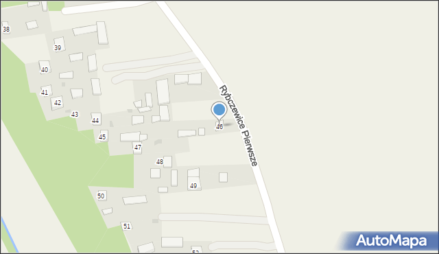 Rybczewice Pierwsze, Rybczewice Pierwsze, 46, mapa Rybczewice Pierwsze