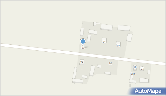 Rybczewice Pierwsze, Rybczewice Pierwsze, 93, mapa Rybczewice Pierwsze