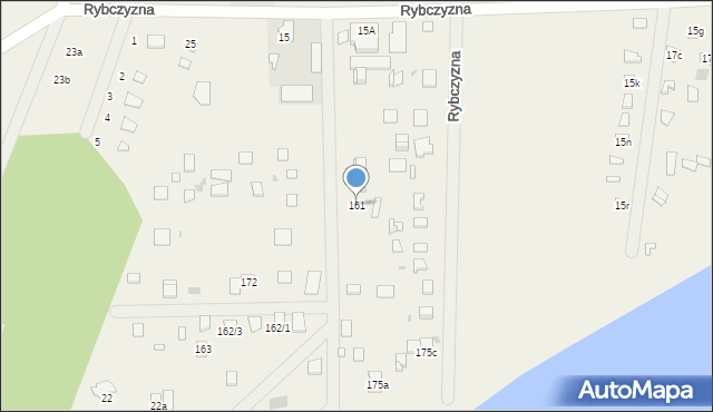 Rybczyzna, Rybczyzna, 161, mapa Rybczyzna