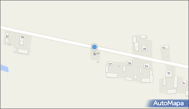 Rybie, Rybie, 58, mapa Rybie