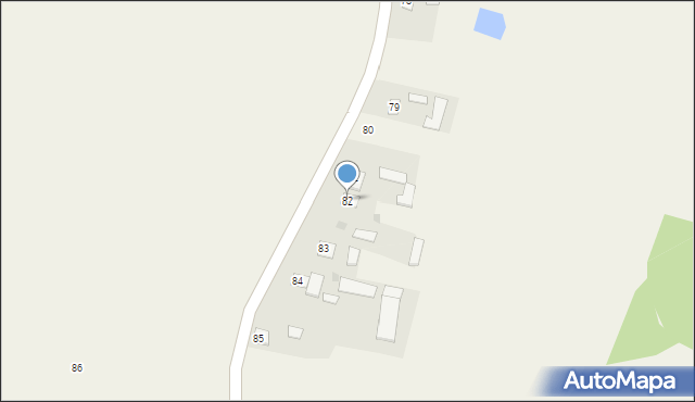 Rybie, Rybie, 82, mapa Rybie