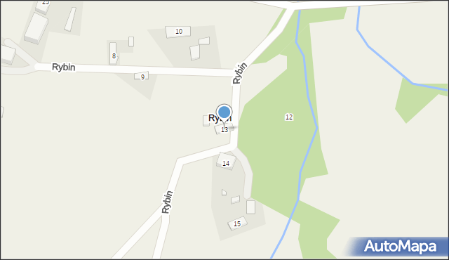 Rybin, Rybin, 13, mapa Rybin