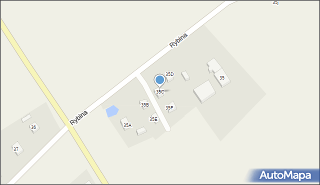 Rybina, Rybina, 35C, mapa Rybina