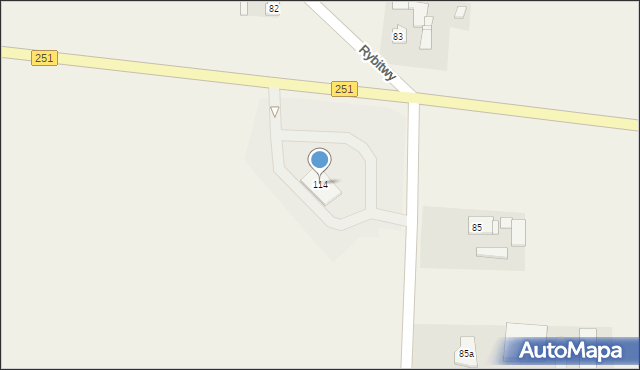Rybitwy, Rybitwy, 114, mapa Rybitwy