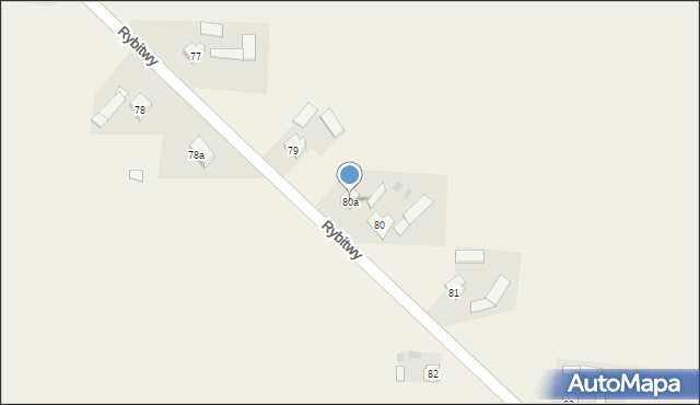 Rybitwy, Rybitwy, 80a, mapa Rybitwy
