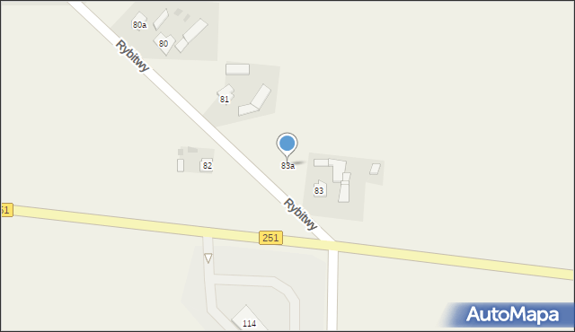 Rybitwy, Rybitwy, 83a, mapa Rybitwy