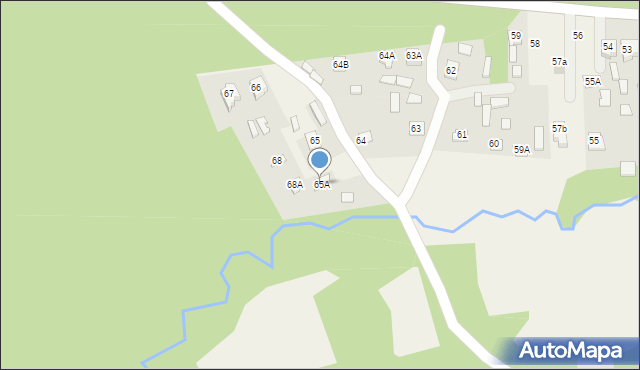 Rybnica, Rybnica, 65A, mapa Rybnica