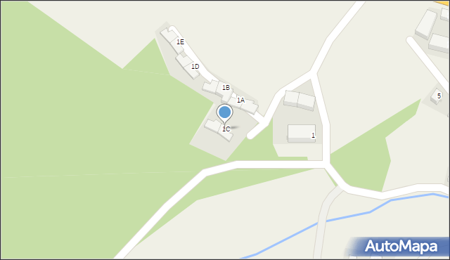 Rybnica, Rybnica, 1C, mapa Rybnica