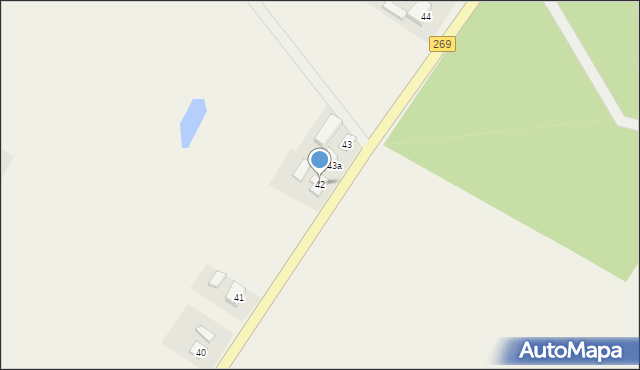 Rybno, Rybno, 42, mapa Rybno