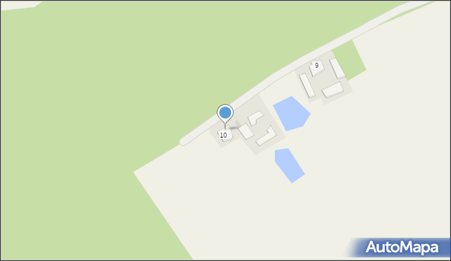 Rybno, Rybno, 10a, mapa Rybno
