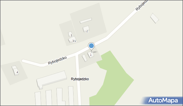 Rybojedzko, Rybojedzko, 1/1, mapa Rybojedzko