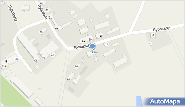Rybokarty, Rybokarty, 45A, mapa Rybokarty