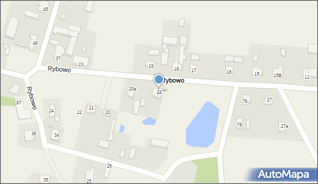 Rybowo, Rybowo, 14, mapa Rybowo