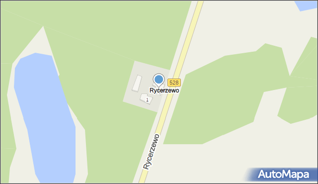 Rycerzewo, Rycerzewo, 2, mapa Rycerzewo