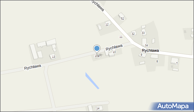 Rychława, Rychława, 10a, mapa Rychława