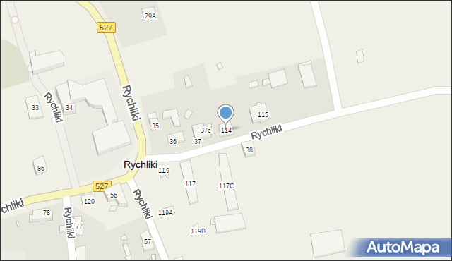 Rychliki, Rychliki, 114, mapa Rychliki