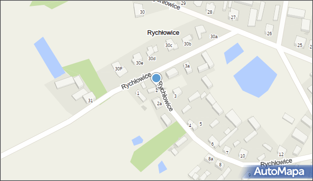 Rychłowice, Rychłowice, 2, mapa Rychłowice