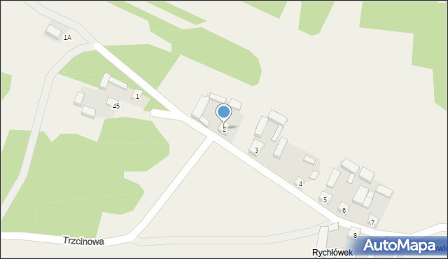 Rychłowiec, Rychłowiec, 2, mapa Rychłowiec