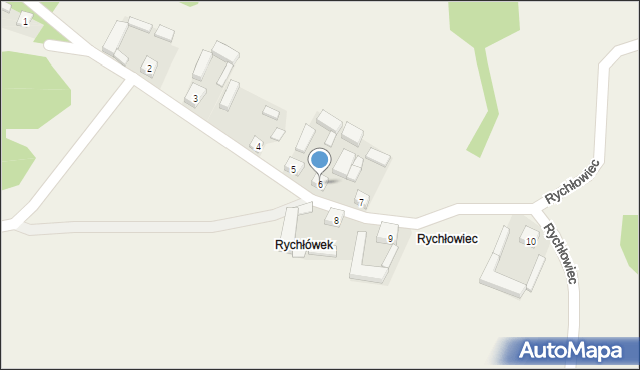 Rychłowiec, Rychłowiec, 6, mapa Rychłowiec