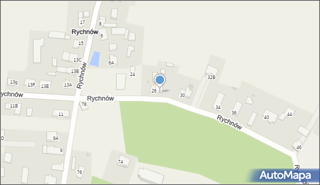 Rychnów, Rychnów, 28, mapa Rychnów