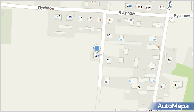 Rychnów, Rychnów, 49, mapa Rychnów