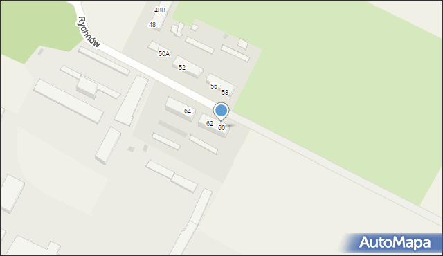 Rychnów, Rychnów, 60, mapa Rychnów