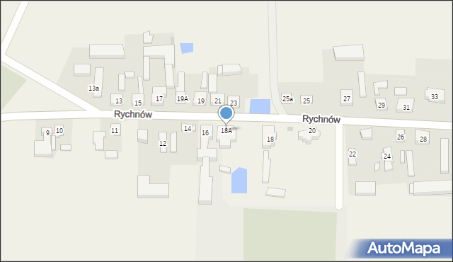 Rychnów, Rychnów, 18A, mapa Rychnów