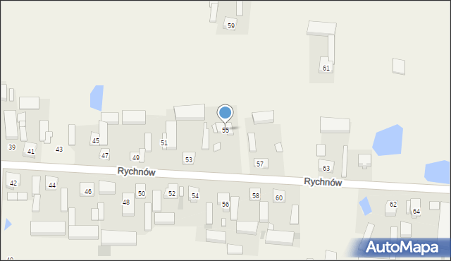 Rychnów, Rychnów, 55, mapa Rychnów
