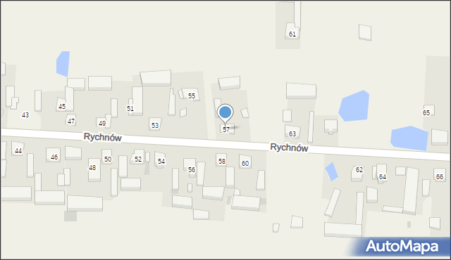 Rychnów, Rychnów, 57, mapa Rychnów