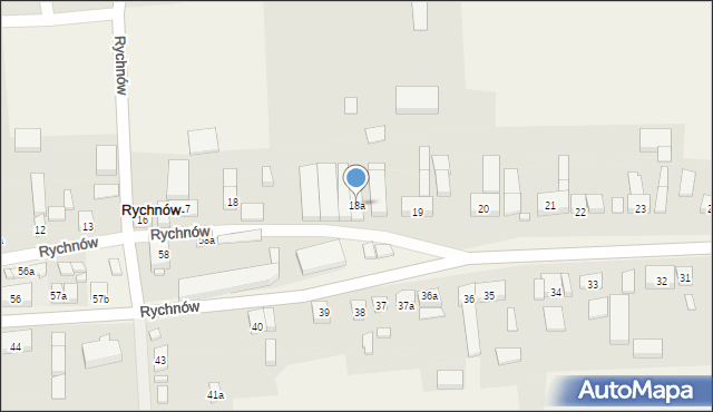 Rychnów, Rychnów, 18a, mapa Rychnów