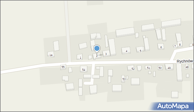Rychnów, Rychnów, 2, mapa Rychnów