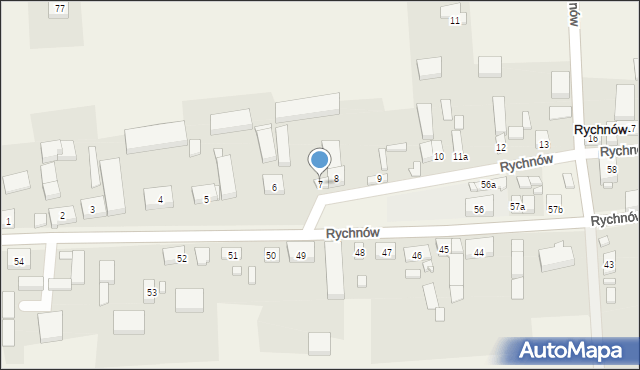 Rychnów, Rychnów, 7, mapa Rychnów