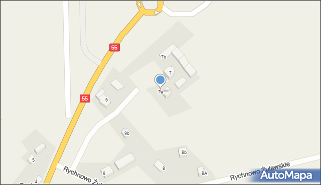Rychnowo Żuławskie, Rychnowo Żuławskie, 7a, mapa Rychnowo Żuławskie