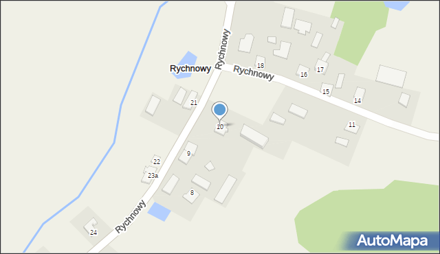 Rychnowy, Rychnowy, 10, mapa Rychnowy