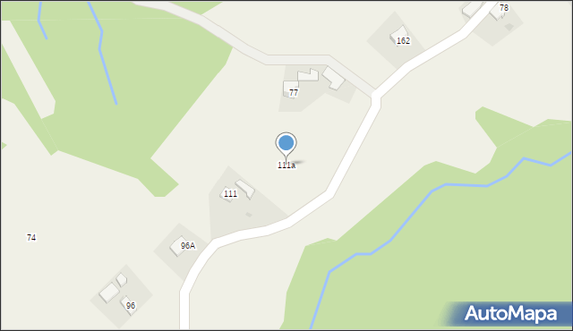 Rychwałd, Rychwałd, 111a, mapa Rychwałd