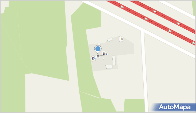 Ryczołek, Ryczołek, 38, mapa Ryczołek