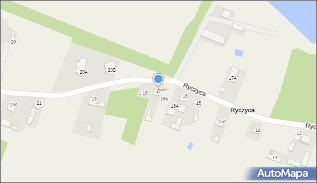 Ryczyca, Ryczyca, 17, mapa Ryczyca