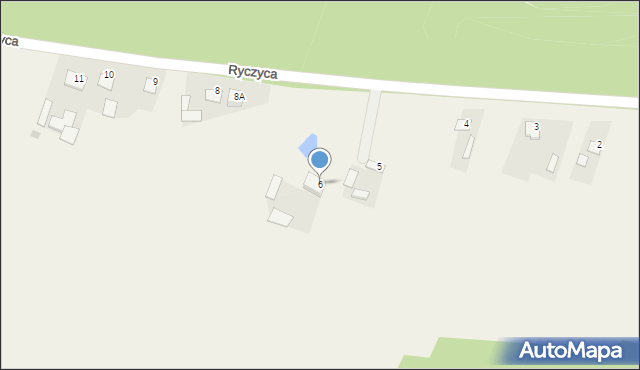 Ryczyca, Ryczyca, 6, mapa Ryczyca