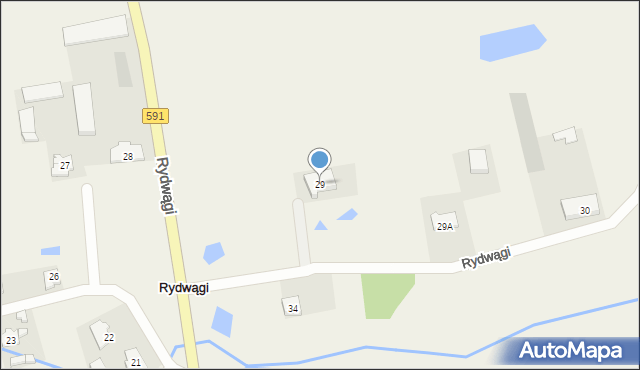 Rydwągi, Rydwągi, 29, mapa Rydwągi