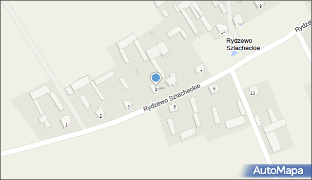 Rydzewo Szlacheckie, Rydzewo Szlacheckie, 4, mapa Rydzewo Szlacheckie