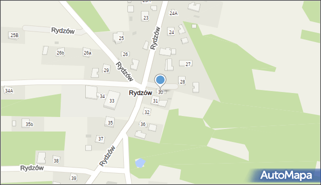 Rydzów, Rydzów, 30, mapa Rydzów