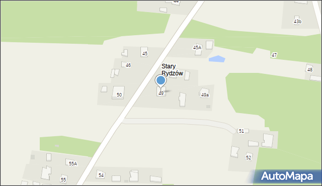 Rydzów, Rydzów, 49, mapa Rydzów