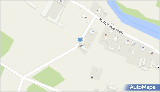 Rydzyn Szlachecki, Rydzyn Szlachecki, 32a, mapa Rydzyn Szlachecki