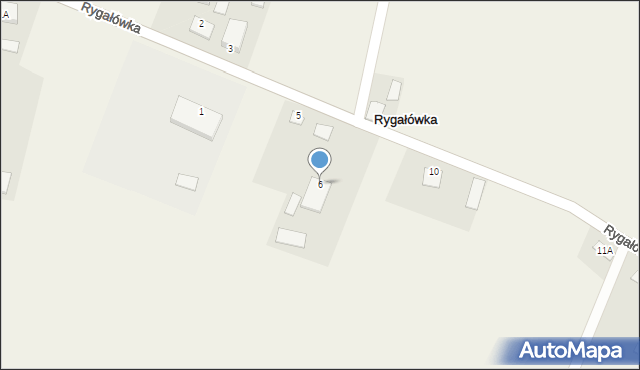 Rygałówka, Rygałówka, 6, mapa Rygałówka