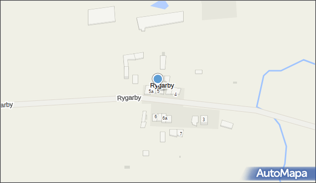 Rygarby, Rygarby, 5, mapa Rygarby