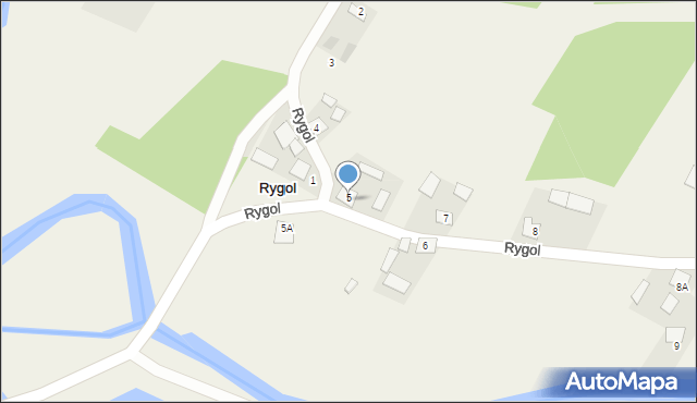 Rygol, Rygol, 5/2, mapa Rygol